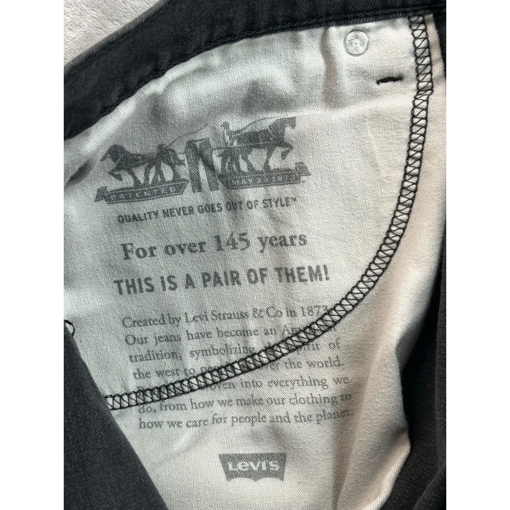 Levis 541 Mens Sz 36x34 Black Jeans Straight Leg Western Fade Mid Rise Guys